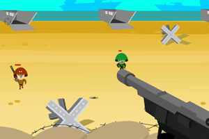 《沙滩防守》游戏画面1