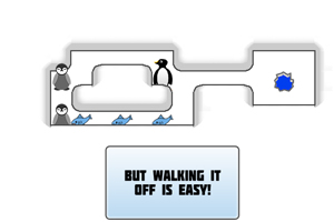 《企鹅进冰洞》游戏画面1