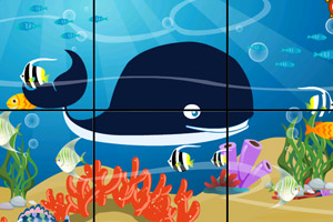 《智力拼图海洋生物》游戏画面1