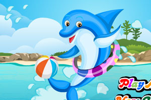 《快乐的海豚》游戏画面1