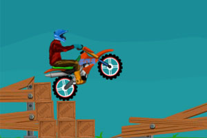 《摩托车技巧赛》游戏画面1