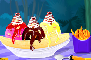 香蕉冰淇淋船