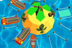《3D港口停船》游戏画面1
