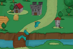 《防守村庄》游戏画面1