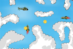 《直升机回基地》游戏画面1