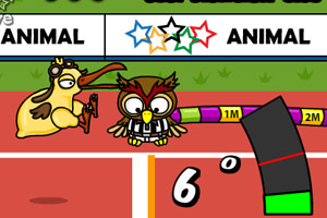 《动物奥运会之跳远》游戏画面1