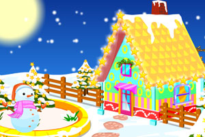 《圣诞屋的装饰》游戏画面1