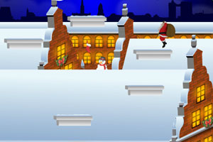《屋顶圣诞老人》游戏画面1