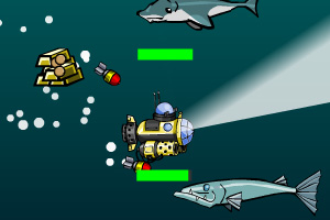 《深海探测艇变态版》游戏画面1