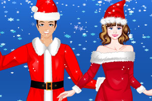 《圣诞情侣服饰》游戏画面1