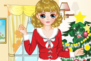 《圣诞漂亮女孩》游戏画面1