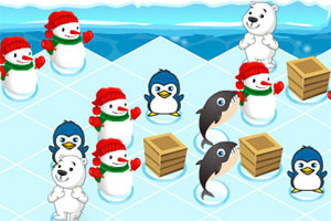 《企鹅冬季派对》游戏画面1