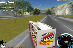 《3D大卡车竞速赛》游戏画面1