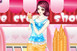《可爱冰淇淋女孩》游戏画面1