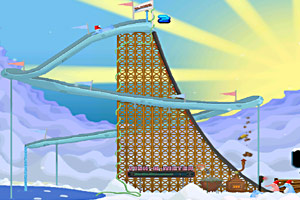 《企鹅水滑梯》游戏画面1