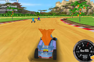 《疯狂的狐狸赛车》游戏画面1