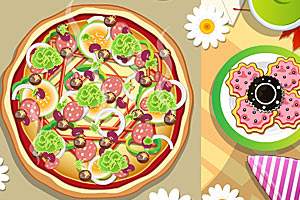 《装饰美味比萨》游戏画面1