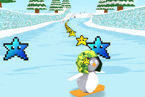 《小企鹅滑雪》游戏画面1