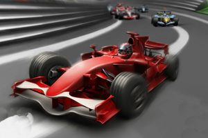 《小小F1赛车》游戏画面1
