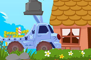 兔子卡车运送糖果