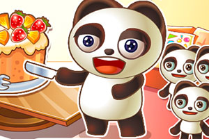 《熊猫分蛋糕》游戏画面1