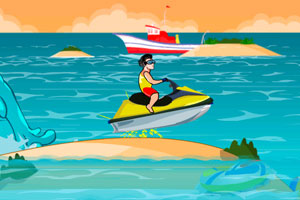 《海上摩托冲浪男孩》游戏画面1