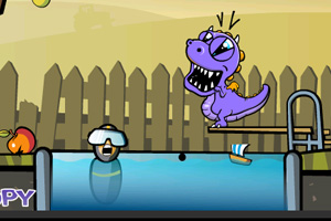 《小恐龙吓唬人》游戏画面1