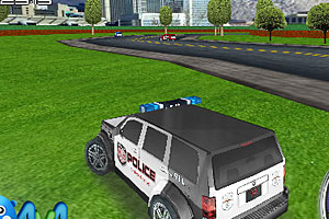 《3D警车追逐赛》游戏画面1