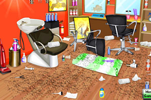 《清理理发室》游戏画面1
