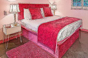 粉红色卧室找东西