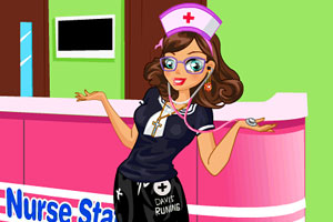 《美丽护士换装》游戏画面1