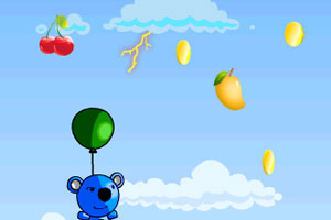 《小蓝熊吃水果》游戏画面1