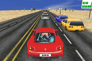 《高速公路亡命赛》游戏画面1
