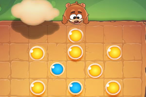 《可爱熊吃糖果选关版》游戏画面1