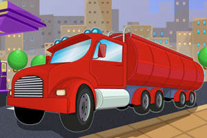 《驾驶油罐车》游戏画面1