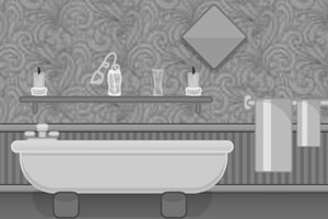 《灰色浴室逃脱》游戏画面1