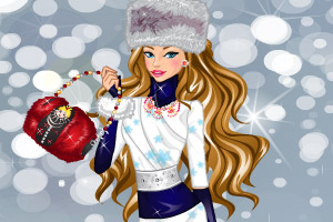 《俄罗斯冬季时尚》游戏画面1