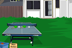 《后院的乒乓球》游戏画面1