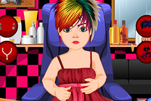 《宝宝的头发护理》游戏画面1