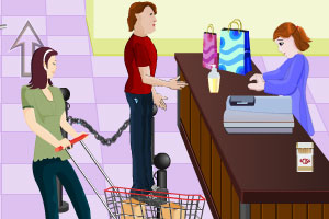《小型超市逃脱》游戏画面1