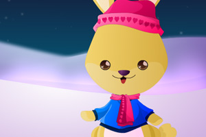《可爱小兔换装》游戏画面1