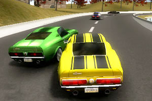 《3D小镇飙车》游戏画面1