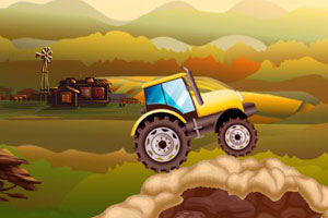 农场驾驶拖拉机