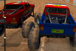 《3D大脚车赛车》游戏画面1