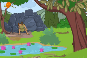 《逃出野人的山洞》游戏画面1