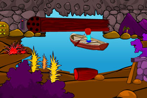 《小船洞穴逃离》游戏画面1