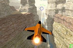 《橙色喷气战斗机》游戏画面1