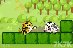 《小老虎吃牛》游戏画面1