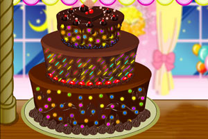 《制作可口巧克力蛋糕》游戏画面1