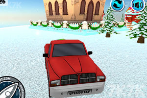 《送圣诞礼物的卡车》游戏画面1